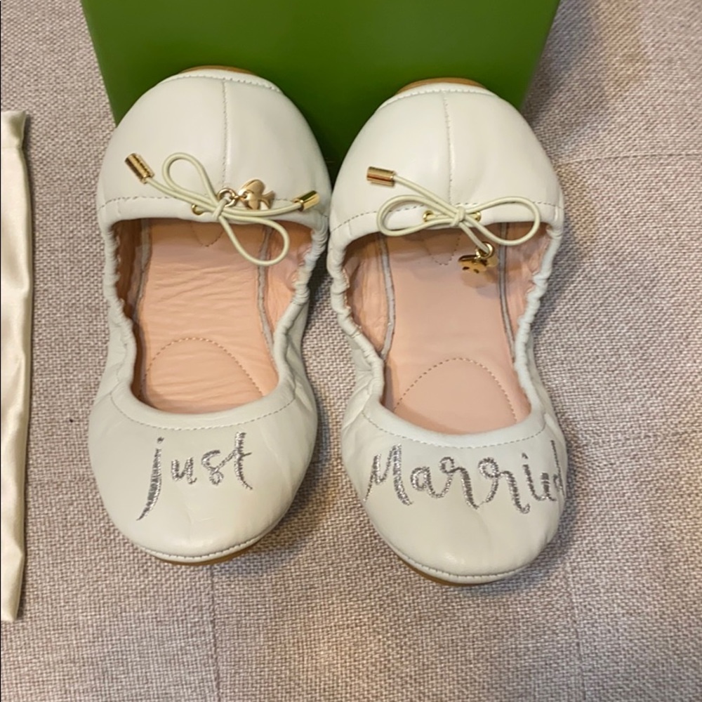 Kate Spade “Just Married” Packable Flats
